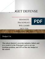 Shanayes Budget Defense Benchmark