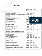 Sample Balance Sheet and Income Statement Lecture 1 (III) - 2