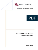 Installation and Operation Manual: Proact™ Ii Electric Powered Actuator and Driver