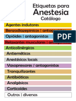 Carro de Emergencia Etiquetas