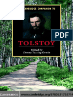 Orwin D T The Cambridge Companion To Tolstoy