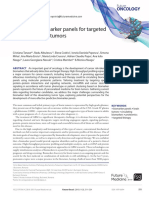 Circulating Biomarker Panels For Targeted Therapy in Brain Tumors