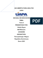 Tarea 2 Psicopatologia 1