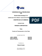 Trabajo Final Fuentes de Financiamientos A Corto Plazo