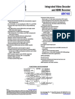 Integrated Video Decoder and HDMI Receiver: Data Sheet