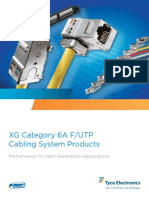 XG Category 6A F/UTP Cabling System Products: Performance For Next Generation Applications