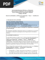 Guía de Actividades y Rúbrica de Evaluación - Unidad 1 - Fase 1 - Análisis de Requisitos