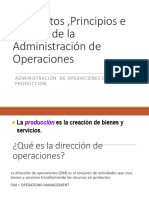 Historia de La Administracion de Las Operaciones 2020