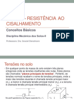 Resistência Ao Cisalhamento - Conceitos Básicos