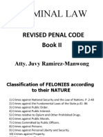 Criminal Law: Revised Penal Code Book II