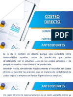 SEMANA 8 CLASE 1.-Sistema de Costo Directo