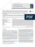 Estrogen Enhances Hippocampal Gray-Matter in Young and Older Postmenopausal Women