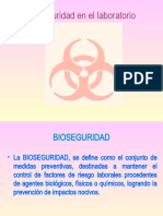 Bioseguridad en El Laboratorio