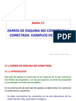 Sesion 17 Zapata de Esquina No Conectada y Conectada