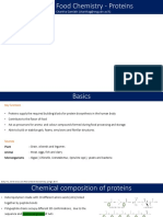 CP511 - Food Chemistry - Proteins - Lecture Note