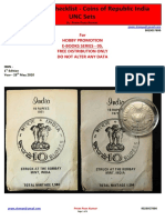 Checklist - Coins of Republic India - UNC Sets