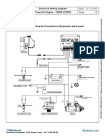 Electric Wiring Diagram-Connection To The Genset Control Panel