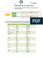 WORD FORMATION-verbs To Nouns