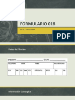 FORMULARIO 018 MSP