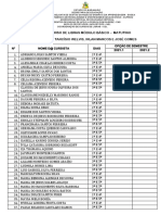 Anexo I - Convocação Dos Cursistas Remanescentes - Turma Básico Matutino