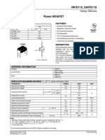 Irfd110, Sihfd110: Vishay Siliconix