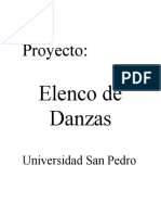 Proyecto Elenco de Danzas Universidad San Pedro