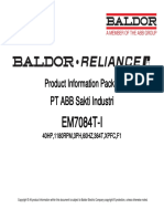 Baldor Reliance 40 HP EM7084T-I