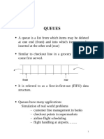 Queues: Front Rear