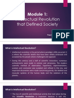 Module 1 Intellectual Revolution