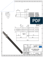 Dn1000 Gate Valve Stem - Trapezoidal Thread - : Title