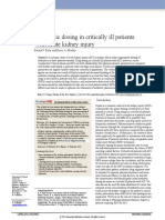 Antibiotic Dosing in Critically Ill Patients With Acute Kidney Injury. Medscape 2011