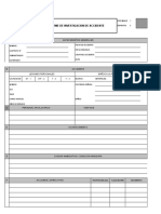 Informe de Investigación de Accidente