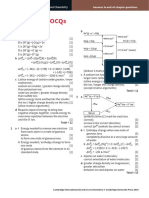 Answers To Eocqs: Cambridge International A Level Chemistry