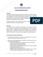 Dividend Distribution Policy 1 12 16