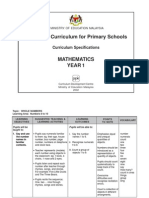 Matematik - Tahun 1