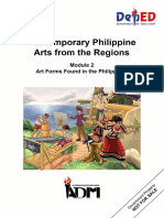 Module 2 - Contemporary Philippine Arts11 - q1 - m2 - Art Forms Found in The Philippines - v3