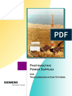 Photovoltaic Power Supplies: For Telecommunication Systems