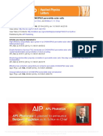 The Efficiency Limit of Ch3Nh3Pbi3 Perovskite Solar Cells: 132.174.255.145 On: Tue, 06 Oct 2015 07:43:58