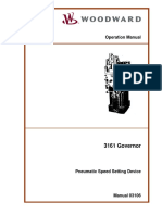 Operation Manual: 3161 Governor