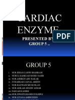 Cardiac Enzyme: Presented By: Group 5 .