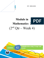 Module in Mathematics 2: (2 QTR - Week 4)