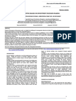 Impact of Cognitive Biases On Investment Decision Making