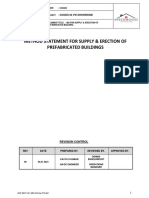 Method Statement - Fabrication and Installation of Prefabricated Coodo 64