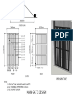 Main Gate Design: Perspective