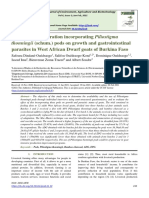 Effects of Feeding Ration Incorporating Piliostigma Parasites in West African Dwarf Goats of Burkina Faso