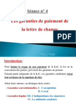 Droit Cambiaire Lettre de Change Séance 4