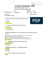 DataStructure End Sem Lab Eam EE