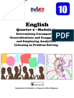 English: Quarter 2 - Module 9