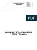 Manual de Farmacovigilancia y Tecnovigilancia