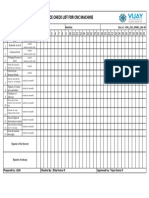 CNC Daily Maintenance Checklist